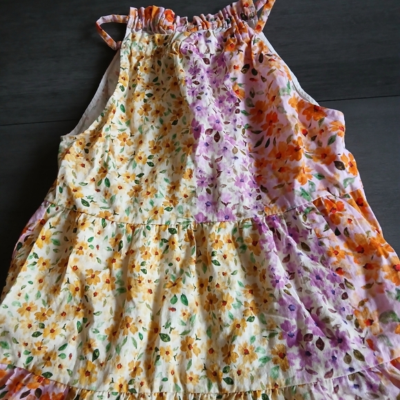 ZARA NWOT SIZE 13/14 GIRLS Floral Multicolor Kids Dress - Picture 3 of 5